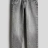 Quần Jeans Nam Slim Fit Màu Xám